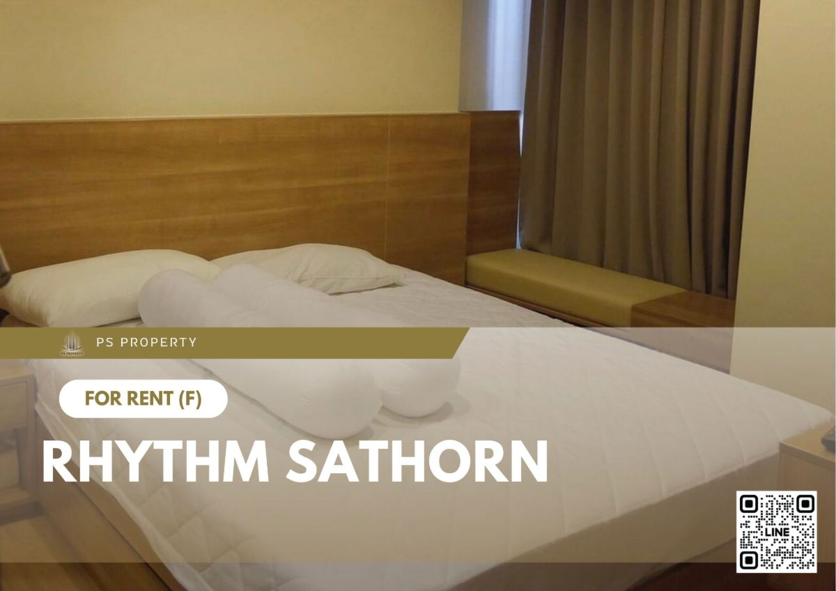 รูป ให้เช่า 📍 Rhythm Sathorn 📍 เฟอร์นิเจอร์ และ เครื่องใช้ไฟฟ้าครบ ใกล้ BTS สุรศักดิ์ - รูปที่ 1/9