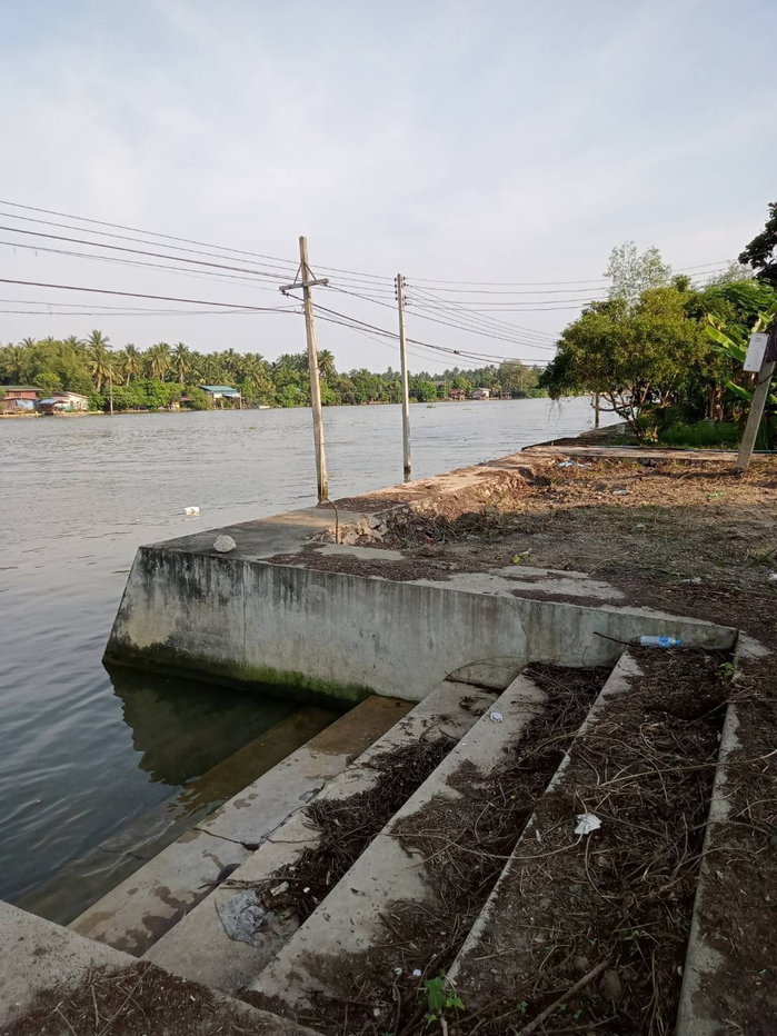รูป ขายที่ดินติดแม่น้ำแม่กลอง อำเภอบางคนที จังหวัดสมุทรสงคราม (แปลงสวยฮวงจุ้ยแอ่งท้องมังกร จากซินแสจีนตระกูลเจ้าของที่ที่ทำธุรกิจระดับ TOP 10 ของประเทศ) - รูปที่ 6/7