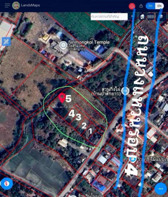 รูป ขายที่ดินเปล่า จังหวัดเชียงใหม่ ติดถนนวงแหวนรอบ 4 - รูปที่ 6/8