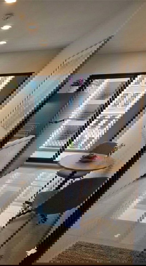 รูป WS6834 🏙️ ให้เช่าคอนโด Aspire อโศก–รัชดา ห้องสวย Renovate ใหม่  ใกล้รถไฟฟ้า เพียง 19,000 บาท / เดือน - รูปที่ 6/8