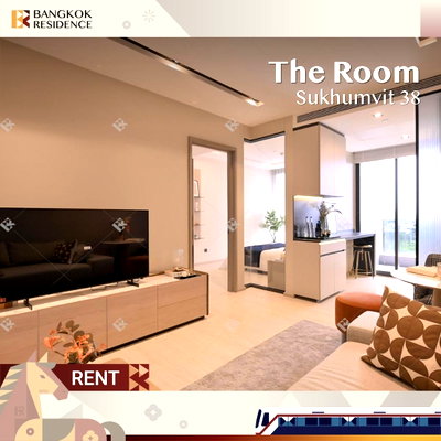 คอนโดให้เช่า :  ห้องใหม่ พร้อมเครื่องใช้ไฟฟ้า ✨ Brand New Condo, The Room Sukhumvit 38 ⭐ ใกล้ BTS ทองหล่อ  