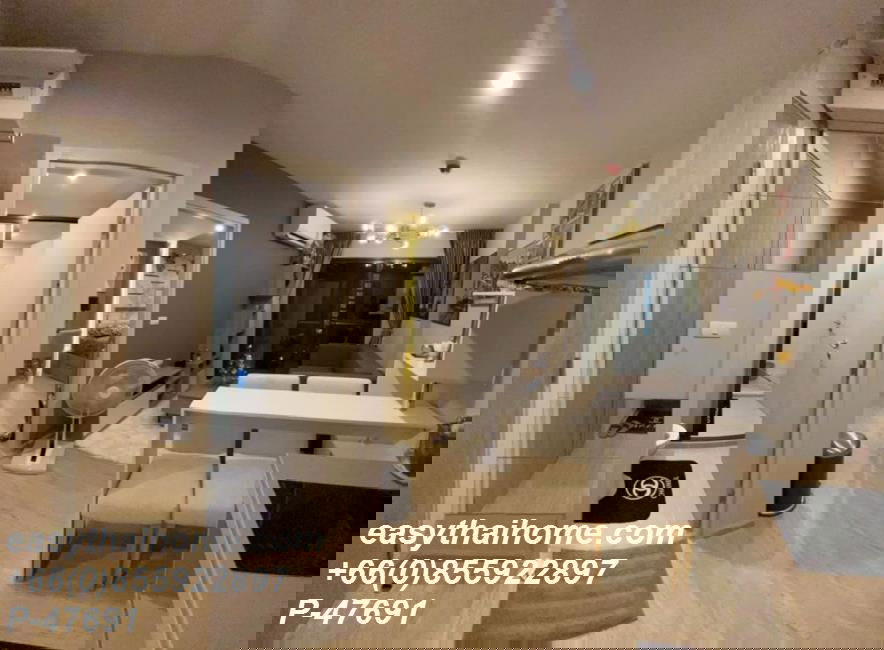 รูป P-47691 วิวแม่น้ำ! ดิ เอ็กเซล สุขุมวิท 50 ใกล้ BTS อ่อนนุช 13,500 บาท Line Id: @easythaihome 085-592-2897 - รูปที่ 3/5