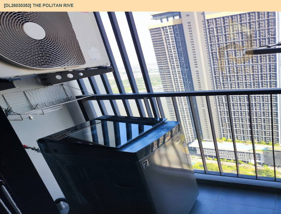 รูป DL26030353 ให้เช่าคอนโด เดอะ โพลิแทน รีฟ (The Politan Rive) ใกล้ MRT พระนั่งเกล้า พร้อมเข้าอยู่ โทรด่วน 0842740999 LineID @523dslwi - รูปที่ 6/6