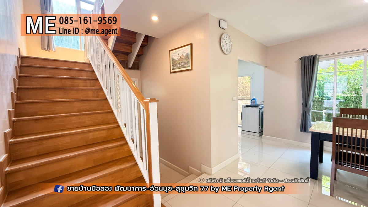 รูป ❌ปุกาศ!❌ บ้านเดี่ยวให้เช่า ภัสสร เพรสทีจ พัฒนาการ 38 บ้านแปลนใหญ่ 210 ตรม. หน้าบ้านไม่ชนกับใคร พร้อมเฟอร์นิเจอร์  โทร 064-954-9619  (RBJ13-59) - รูปที่ 9/30