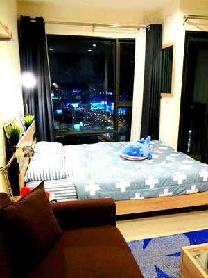 Condos for rent : 🚩 For rent condo RHYTHM ASOKE Building 1, Floor 28,Studio, Room size 23.00 sqm