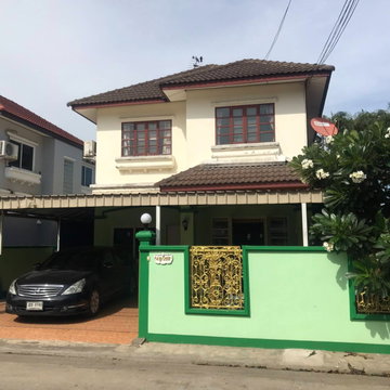 2-Storey Detached House at KC Garden Home, Nimitmai  Land size: 44 sq.wah | Usable area: 150 sq.m.  4 Bedrooms | 3 Bathrooms | Fully furnished.