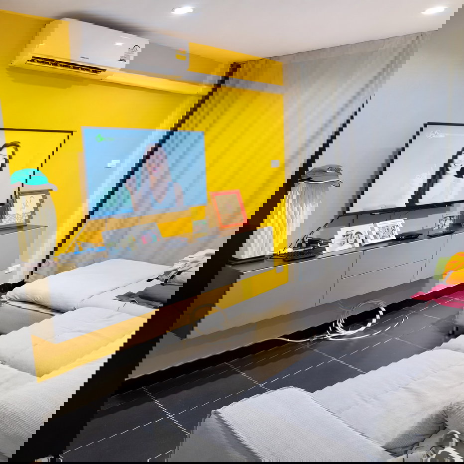 รูป ขายทาวน์เฮาส์ 3 ชั้น หมู่บ้านผาสุขสันติ ซ.พัฒนาการ 67 แยก 10 พร้อมเข้าอยู่ ทำเลดีใกล้แอร์พอร์ตลิงก์และทางด่วน - รูปที่ 2/10