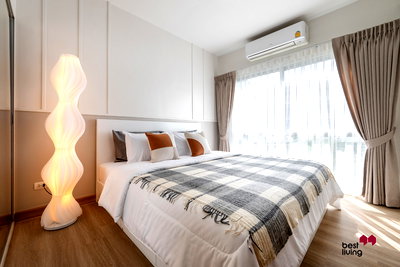 คอนโด BTS อ่อนนุช : A Space Sukhumvit 77 ห้องสวย ชั้น 3 ระเบียงกว้าง อยู่สบาย