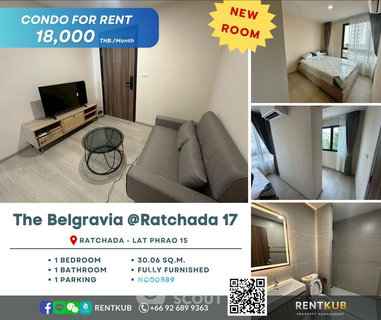 รูปภาพ 1-BR Condo at The Belgravia @ Ratchada-Ladprao 15 near MRT Ratchadaphisek (ID 2157998)