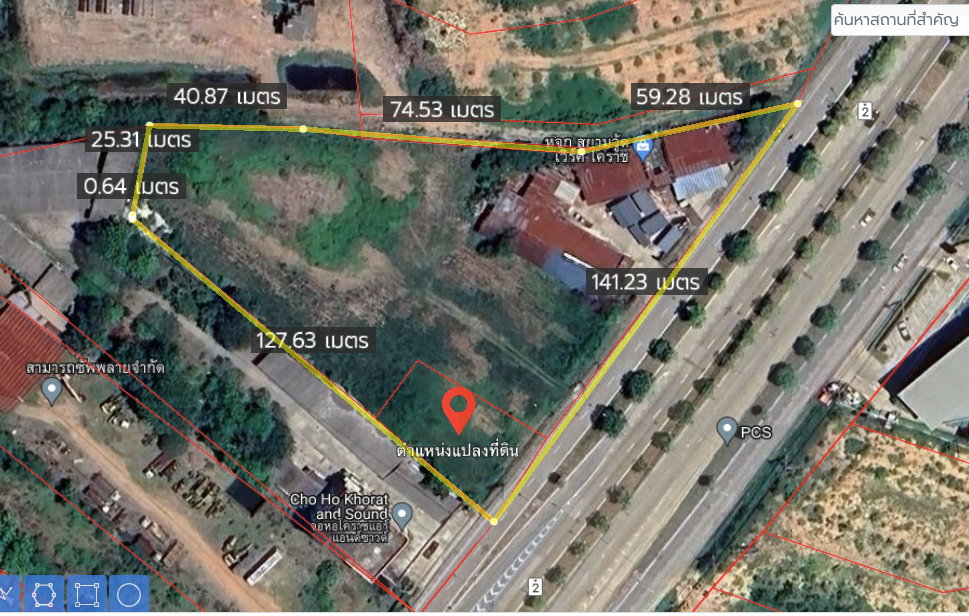 รูป ขายที่ดิน 6 ไร่ 1 งาน ในเมืองโคราช ติดถนนมิตรภาพ ฝั่งมุ่งหน้าไปทางขอนแก่น ตรงข้ามศูนย์ฮอนด้า จอหอ ที่ดินถมแล้วบางส่วน - รูปที่ 4/10