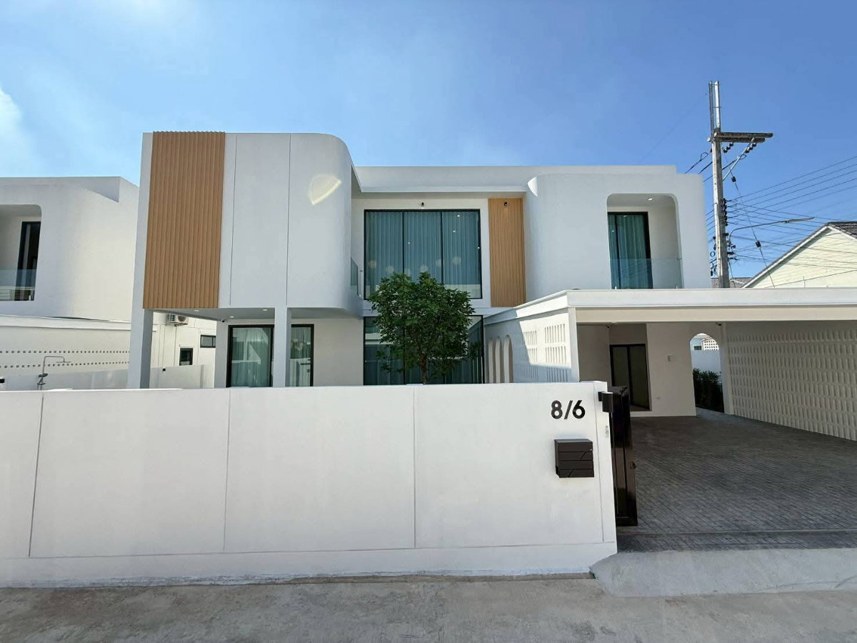 รูป ขายบ้านสร้างใหม่พร้อมเฟอร์ 4 ห้องนอน ใกล้โรงเรียนนานาชาติ เมอริตัน คริสเตียนเยอรมัน หางดง เชียงใหม่ (H372) T.0946511456 - รูปที่ 2/21