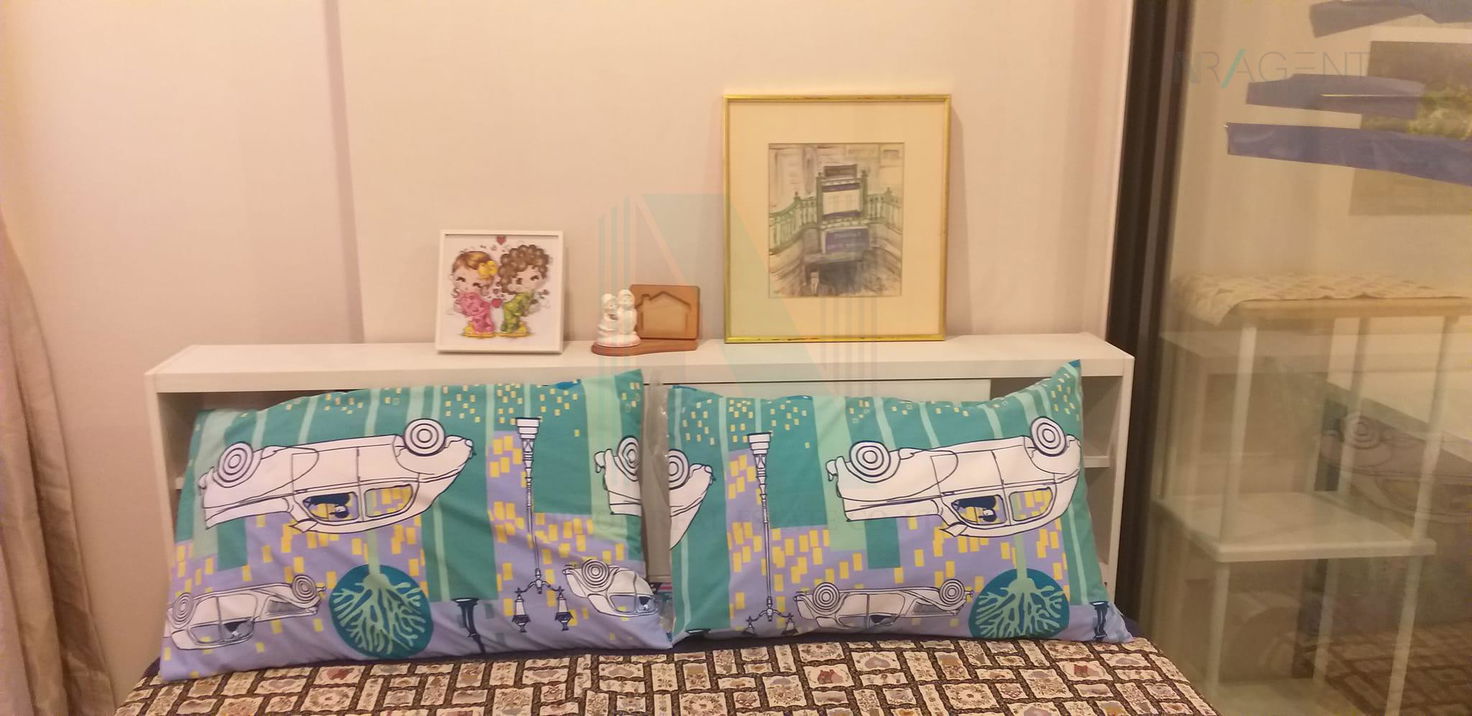 รูป ให้เช่าคอนโด เดอะ ทรี ริโอ้ บางอ้อ สเตชั่น อาคาร 1 ชั้น 15 2 ห้องนอน ขนาด 30.00 ตรม ใกล้ ตลาดบางอ้อ - รูปที่ 7/8