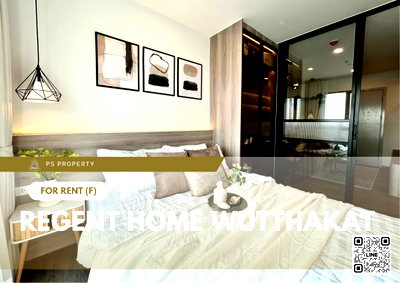 Condos for rent : For rent 📍 Regent Home Wutthakat 📍 Fully furnished with appliances. Near BTS Wutthakat.