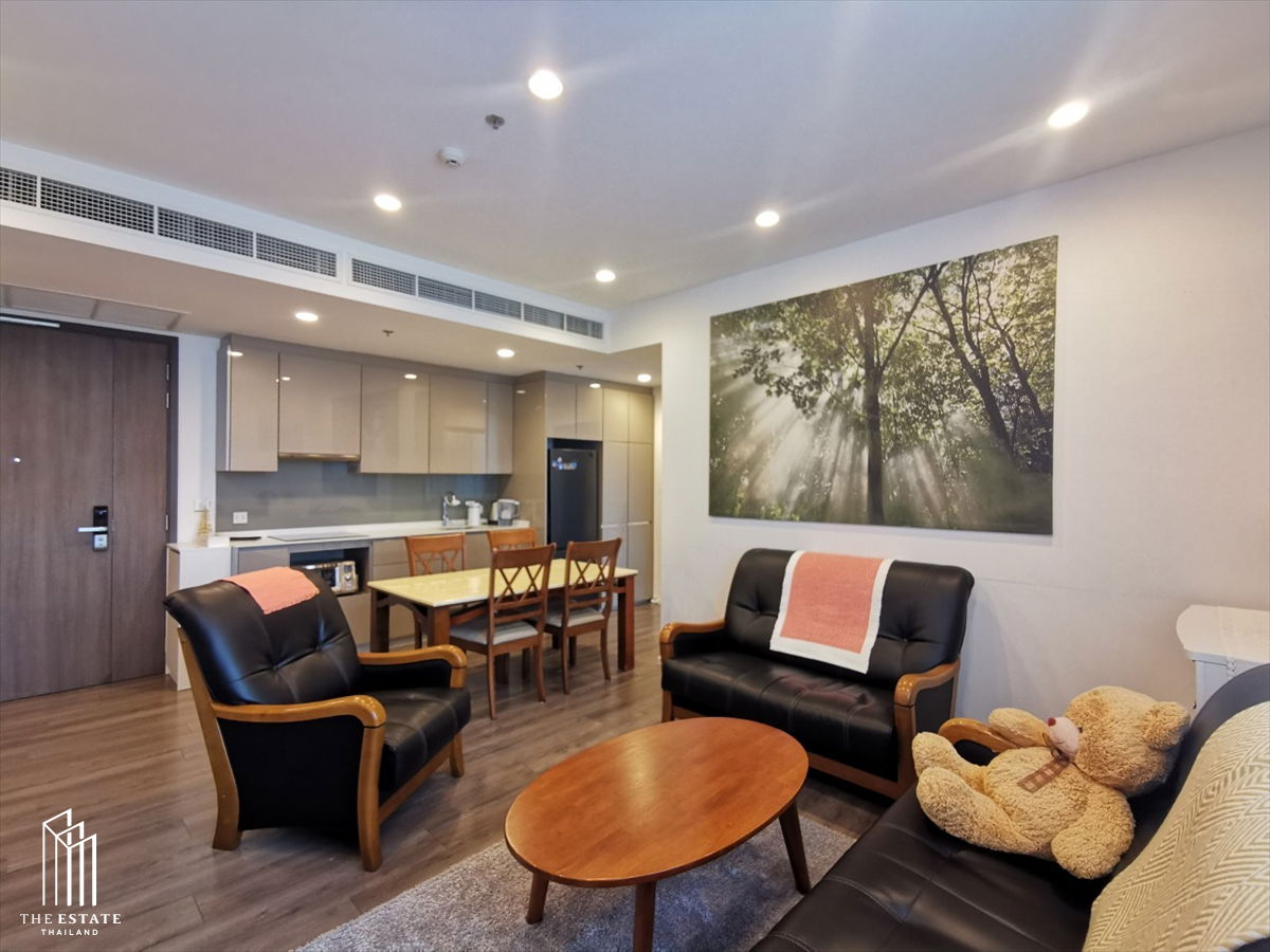 รูป For sale Whizdom Essence ห้องมุมหน้ากว้าง โปร่งโล่งสไตล์อบอุ่น มองเห็นวิวเมืองเปิดโล่ง ใกล้ไลฟ์สไตล์ฮับ พร้อมความเป็นส่วนตัวเหนือระดับ - รูปที่ 2/7