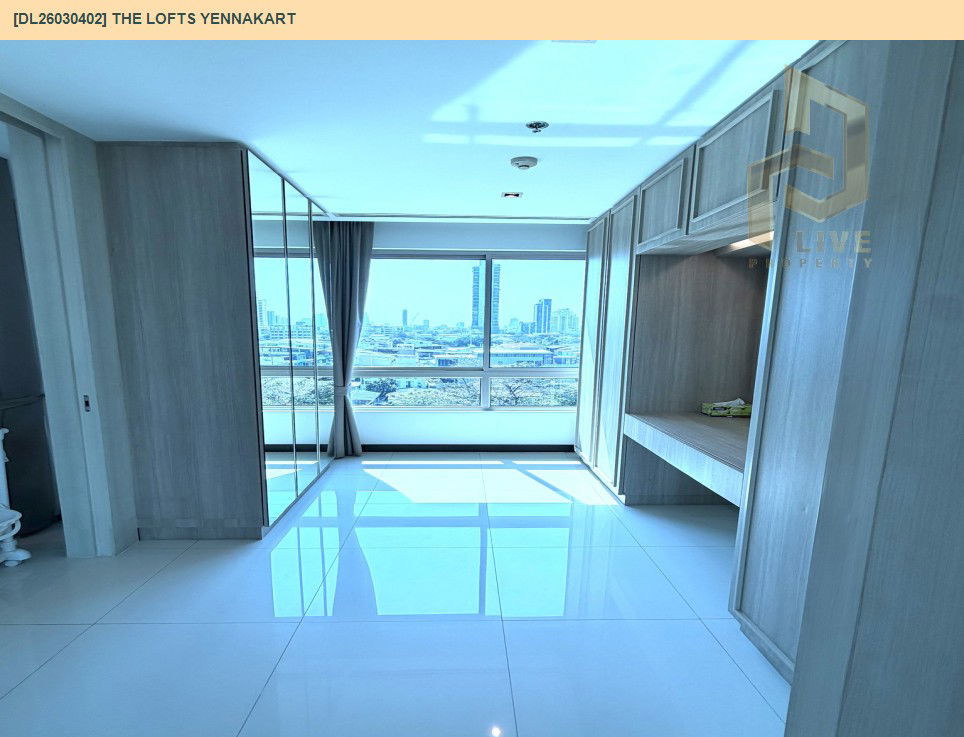 รูป DL26030402 ให้เช่าคอนโด เดอะ ล็อฟท์-เย็นอากาศ (The Lofts Yennakart) ใกล้ - พร้อมเข้าอยู่ โทรด่วน 0614453194 LineID @162cjixi - รูปที่ 8/11