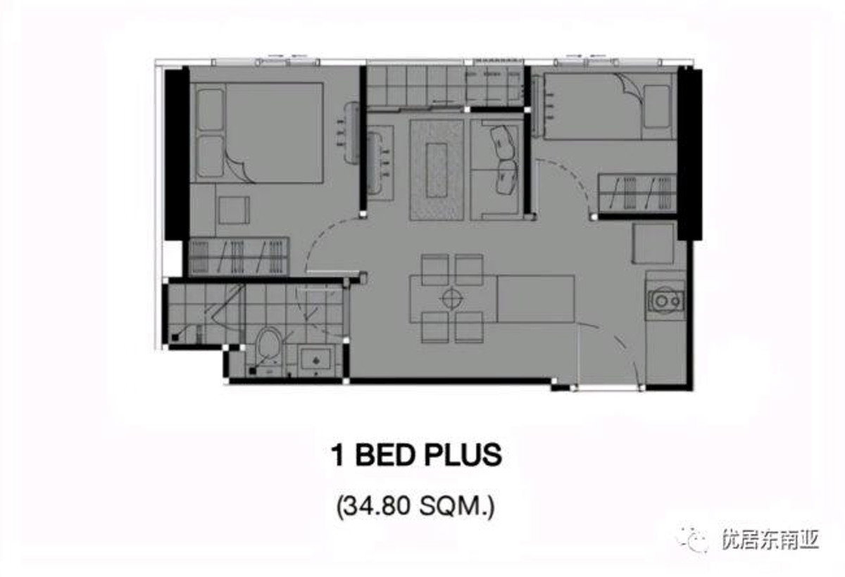 รูป 🏢 ให้เช่าคอนโด : Nue District R9 Rama 9 (นิว ดิสทริค อาร์ไนน์ พระราม 9)   รหัสทรัพย์ | 📌LNP-C12342 - รูปที่ 13/13