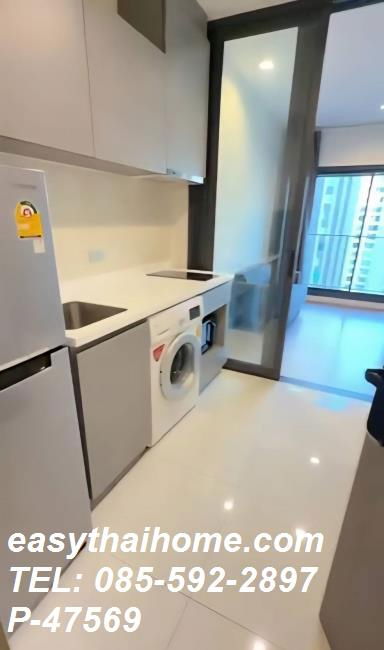 รูป P-47569 วิวเมืองสวย! ไลฟ์ อโศก ไฮป์ 1 นอน 31 ชั้น ใกล้ MRT เพชรบุรี 21,000 บาท : ย่านราชเทวี | Line Id @easythaihome | 085-592-2897 - รูปที่ 7/8