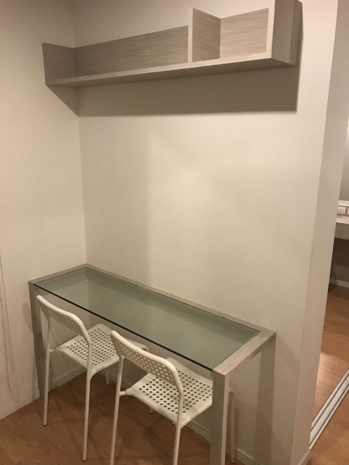 รูป ให้เช่าห้องแต่งพร้อม เฟอร์ครบ วิวสระว่ายน้ำ ราคาถูก ใกล้ ARL และ MRT สถานีหัวหมาก - รูปที่ 6/8