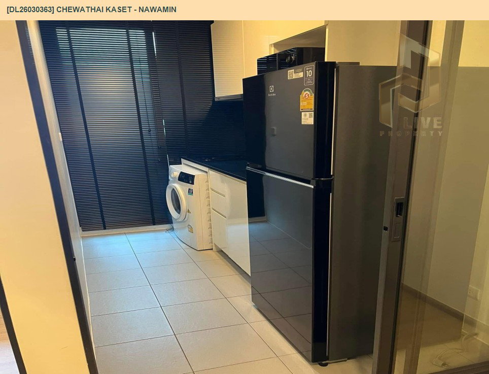 รูป DL26030363 ให้เช่าคอนโด ชีวาทัย เกษตร - นวมินทร์ (Chewathai Kaset - Nawamin) ใกล้ - พร้อมเข้าอยู่ โทรด่วน 0800343450 LineID @655ebbvc - รูปที่ 4/6