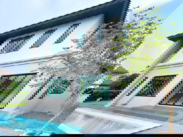 รูป 🔥ลด 4 ล้าน! บ้านเดี่ยวหรู พระราม 2 พร้อมสระว่ายน้ำ ที่ดิน 230 ตร.วา เพียง 15.9 ล้าน - รูปที่ 10/37