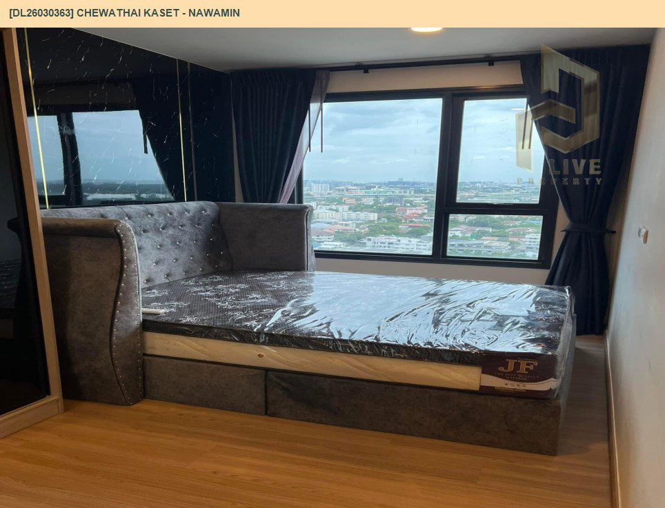 รูป DL26030363 ให้เช่าคอนโด ชีวาทัย เกษตร - นวมินทร์ (Chewathai Kaset - Nawamin) ใกล้ - พร้อมเข้าอยู่ โทรด่วน 0800343450 LineID @655ebbvc - รูปที่ 5/6