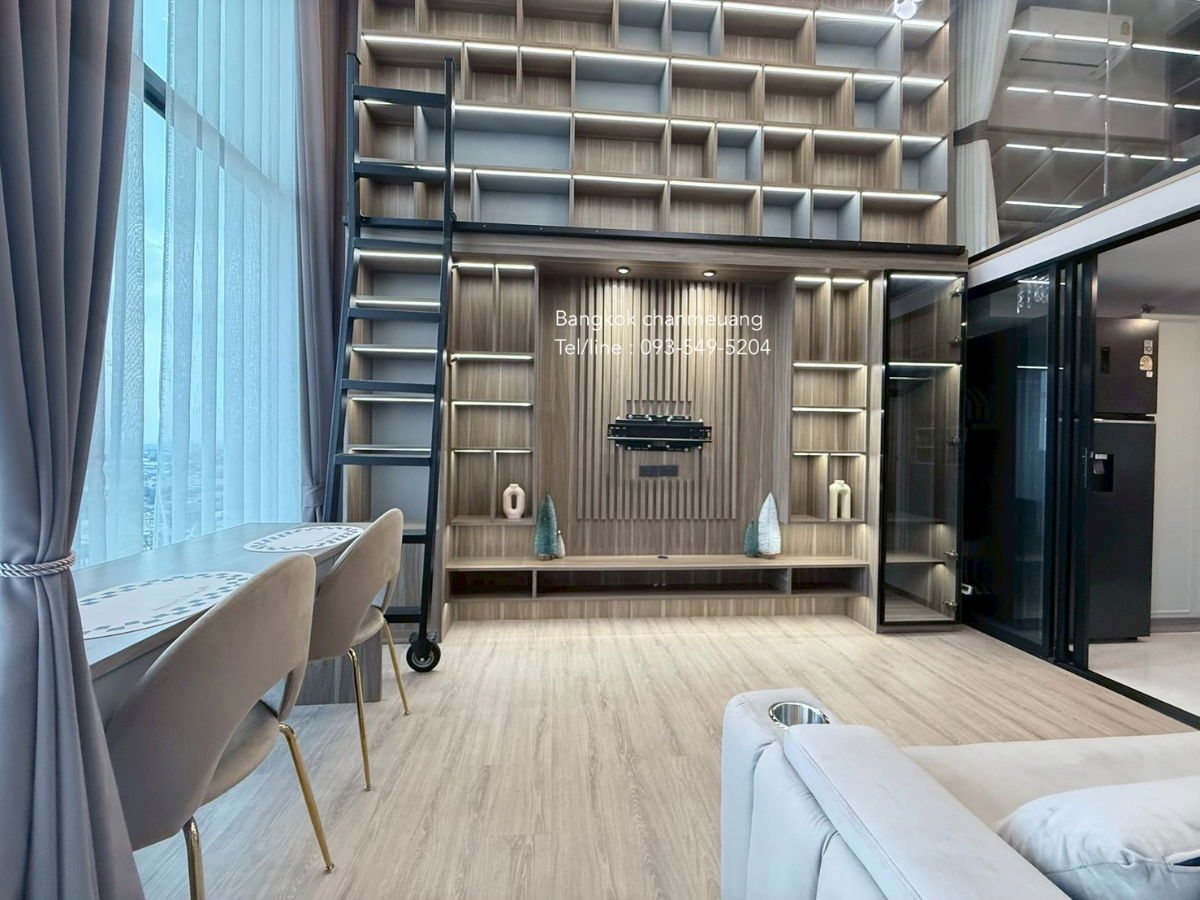 picture 𝐅𝐨𝐫 𝐑𝐞𝐧𝐭 ✨ ready to move in. 🏙️ Origin plug&play nonthaburi station - 4/15