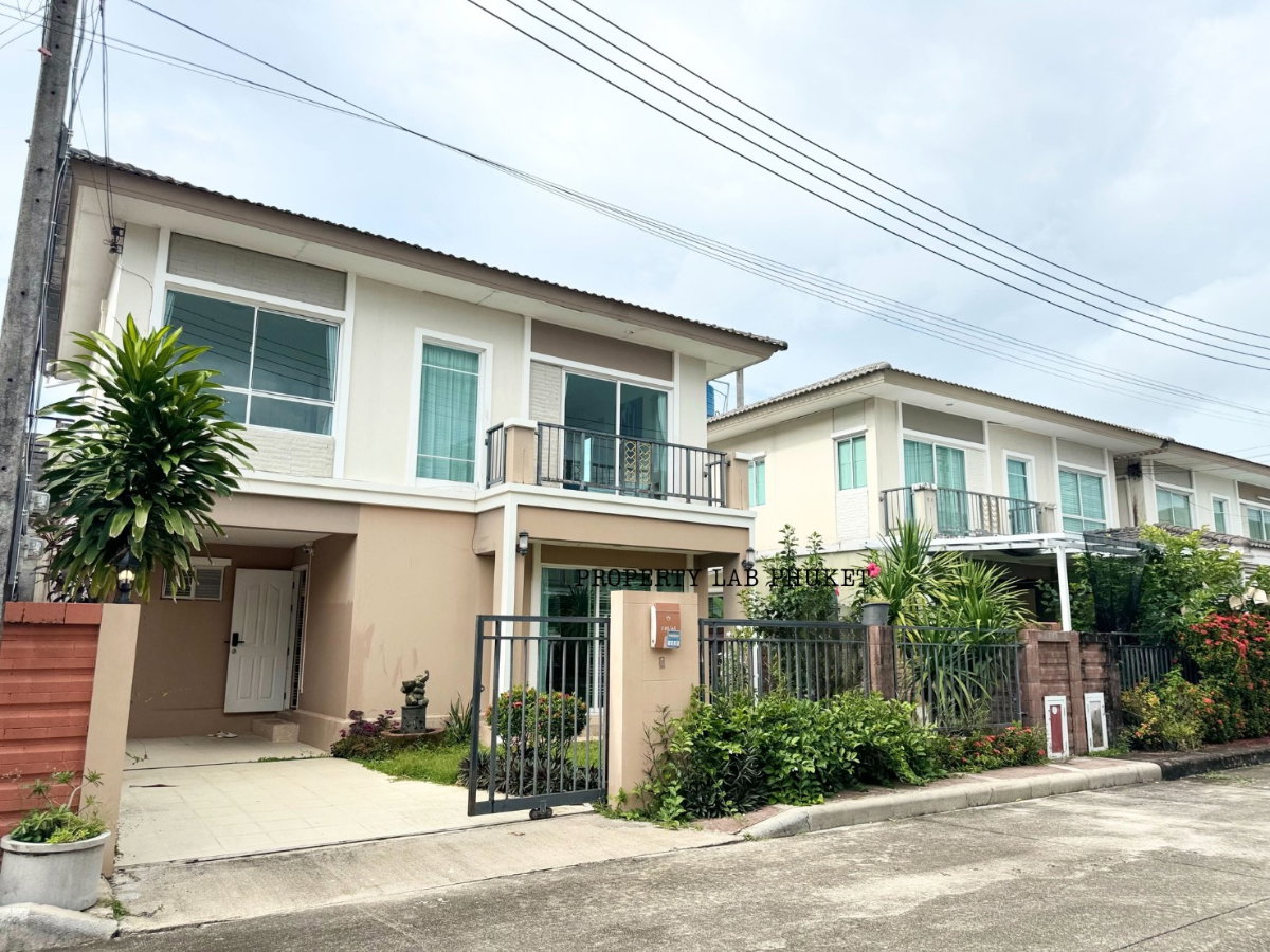 🏠 ให้เช่าบ้านเดี่ยว Passorn กะทู้ 3 ห้องนอน มีสวน อนุญาตสัตว์เลี้ยง
