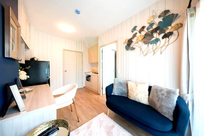 Condos for rent MRT Lat Phrao 101  : 🚩 For Rent Condo FEEL CONDO LAT PHRAO 122 Building 1, Floor 2,1 bed room, Room size 27.00 sqm