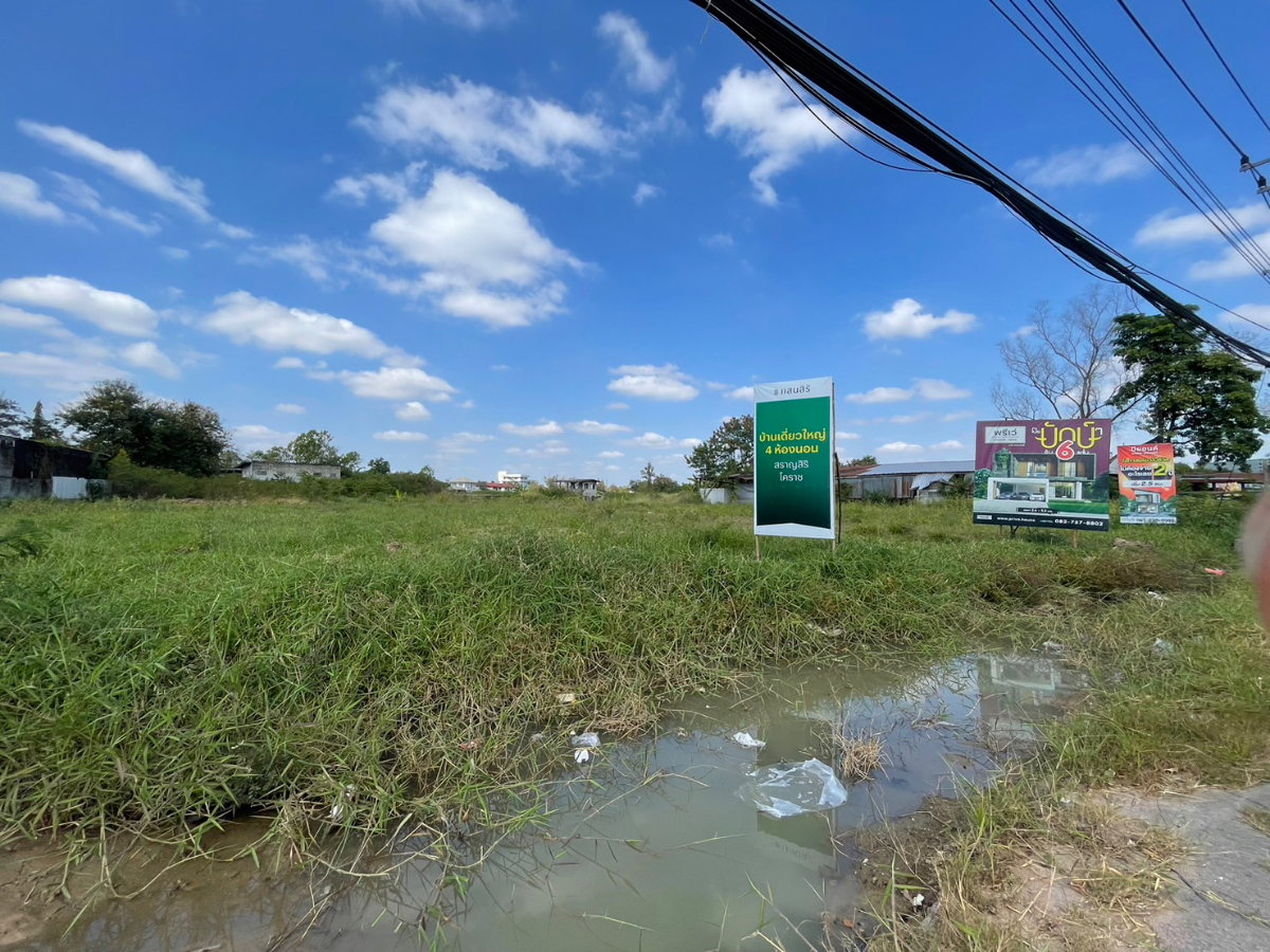 รูป ขายที่ดิน 6 ไร่ 1 งาน ในเมืองโคราช ติดถนนมิตรภาพ ฝั่งมุ่งหน้าไปทางขอนแก่น ตรงข้ามศูนย์ฮอนด้า จอหอ ที่ดินถมแล้วบางส่วน - รูปที่ 1/10