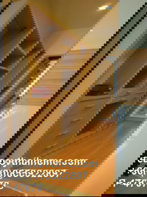 รูป P-47673 วิวเมืองสวย! ณุศาศิริ แกรนด์, 1 ห้องนอน ใกล้ BTS พร้อมเข้าอยู่ 40,000 บาท Line Id: @easythaihome 085-592-2897 - รูปที่ 6/7