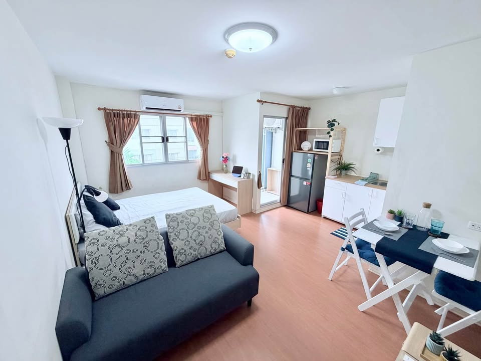 รูป 💒 ให้เช่าคอนโด (ลุมพินี คอนโดทาวน์ รัตนาธิเบศร์) 💒**พร้อมเข้าอยู่ ห้องรีโนเวทใหม่**สนใจสอบถาม@270jphmk - รูปที่ 2/16