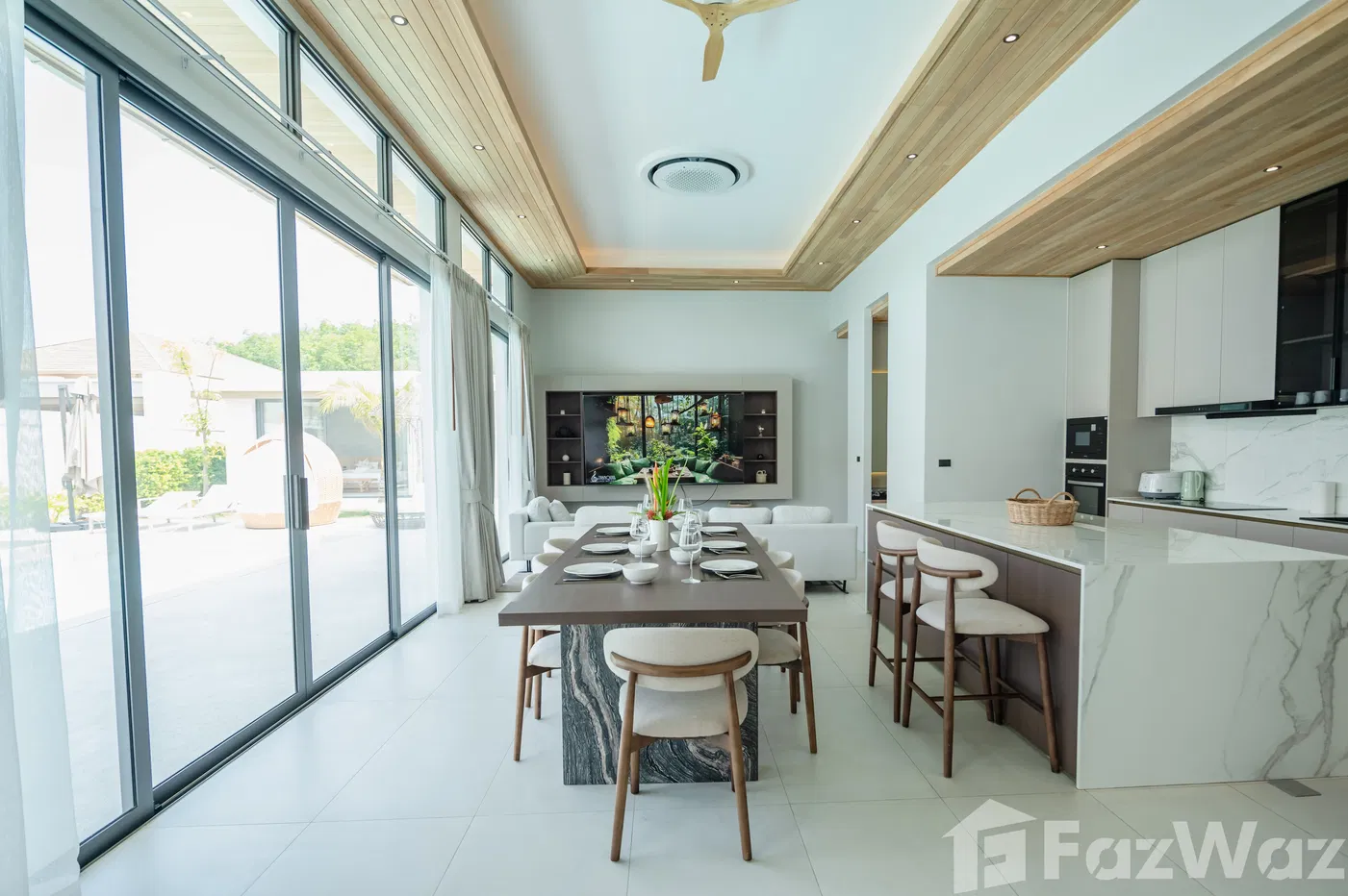 รูป วิลล่าให้เช่า 5 ห้องนอน ในโครงการ โมอาน่า บรีซ ไม้ขาว 6090271 - รูปที่ 19/71