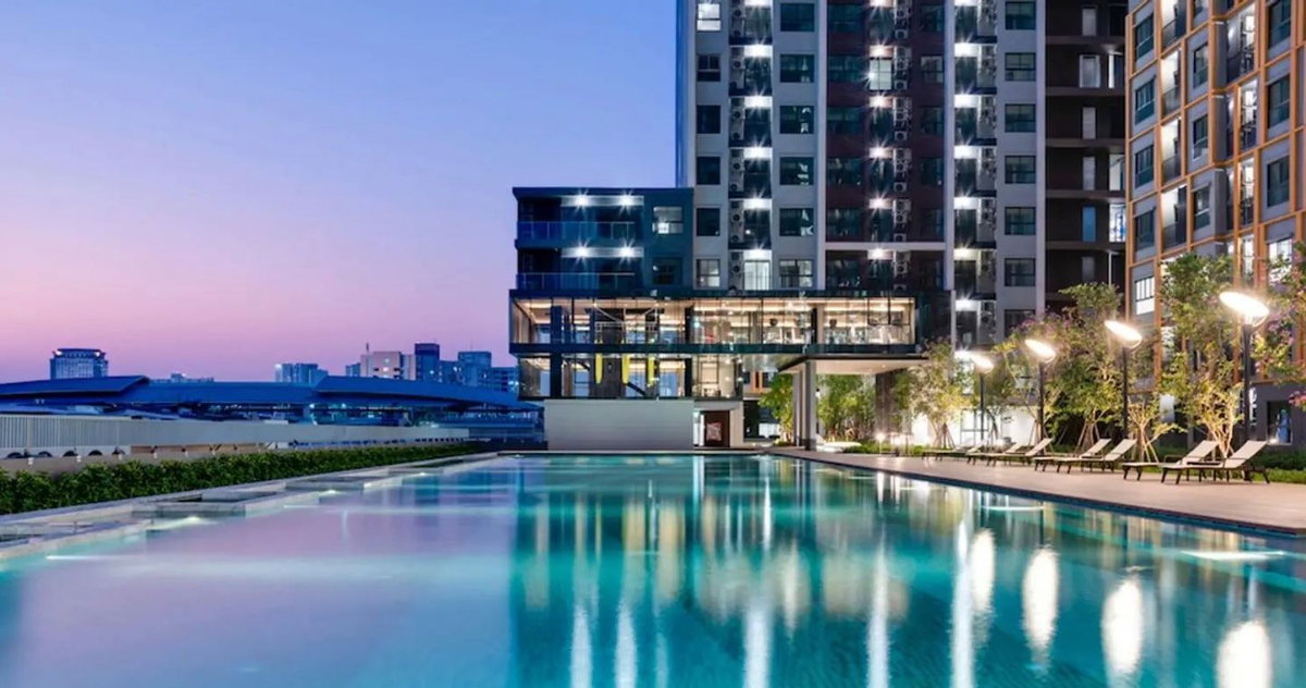 รูป 🥳เดอะ พาร์คแลนด์ จรัญ - ปิ่นเกล้า. ตึก A, ชั้น 19*มีเครื่องซัก-อบผ้า *ติด MRTบางยี่ขัน💚Line id: @thefirstagent[RAR2603-2454] - รูปที่ 14/17