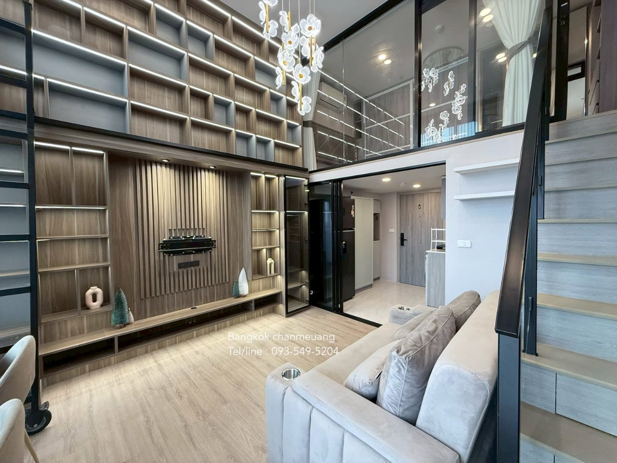 picture 𝐅𝐨𝐫 𝐑𝐞𝐧𝐭 ✨ ready to move in. 🏙️ Origin plug&play nonthaburi station - 1/15