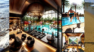 ขายคอนโด : 🛏️ 2 ห้องนอน - 🛁 2 ห้องน้ำ - 🏙️ Garden View - 🇹🇭 ชื่อไทย - 🏢 The Riviera Beverly Hills Jomtien - รหัส: BEV06