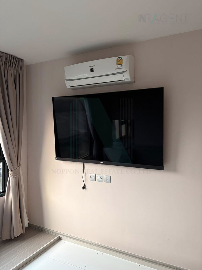 รูป ให้เช่าคอนโด แอสปาย เอราวัณ ไพร์ม อาคาร 1 ชั้น 4 1 ห้องนอน ขนาด 27 ตรม ใกล้ สำนักงาน กศน.จังหวัดสมุทรปราการ - รูปที่ 3/8