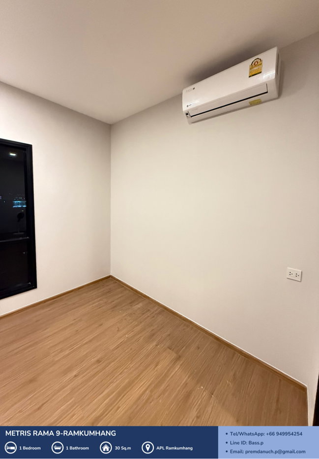รูป [For Sale] *ห้องมุม* Metris Rama 9 - Ramkumhang คอนโด Pet Friendly ใกล้ AirportLink รามคำแหง 🐾   - รูปที่ 10/25
