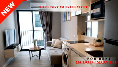 Condos for rent : 🍀🍀 Best Value 🔥 For Rent 📍 The Sky Sukhumvit 🚆 Near Udom Suk BTS Station  (Line: @rent2022) ✨Ready to move in   🔖 PC: A10847