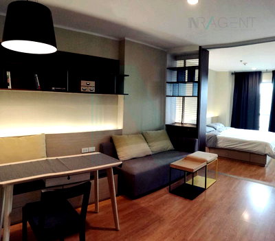 Condos for rent : For rent, U Delight @ Huai Khwang Station, 1 bedroom, 6th floor, Building D, near MRT Huai Khwang.