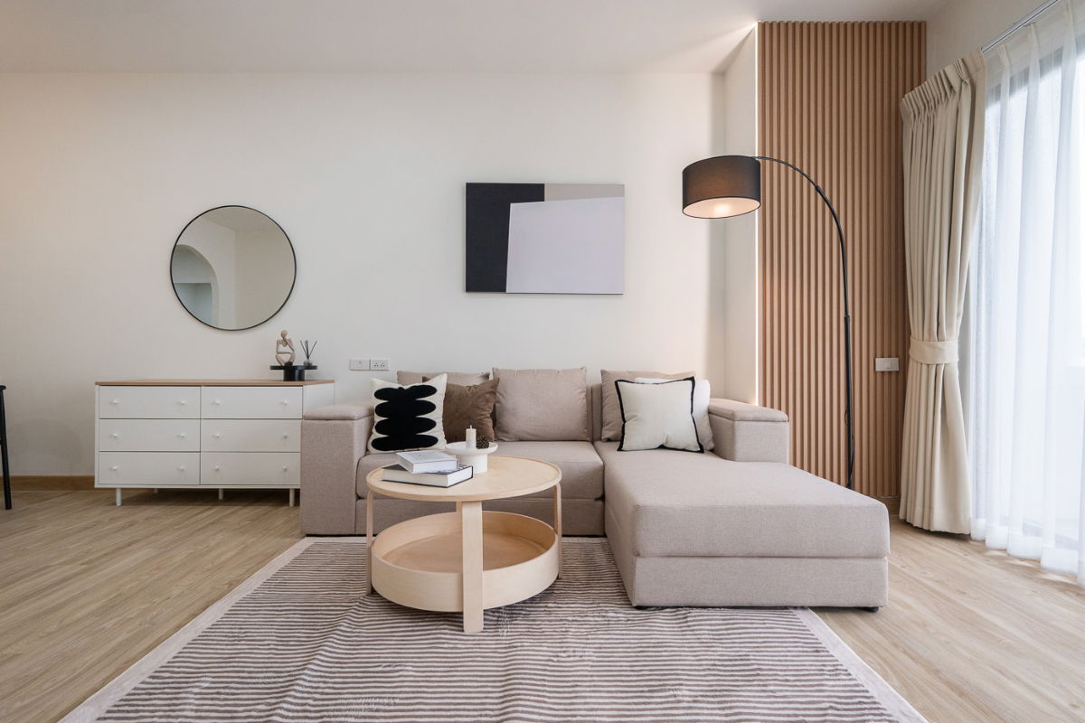 รูป ฟลอร่า วิลล์ ห้องใหญ่ 2 นอน แต่งครบ ใกล้รถไฟฟ้า Airport Link เดินทางสะดวก_Do793 - รูปที่ 7/32