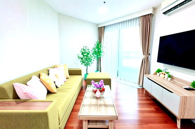 Condos for sale Din Daeng Road : 🔥 For Sale  !! Good location !! 🔥 Code C20260300002......Belle Grand Rama 9, 2 bedroom, 1 bathroom, furnished, ready to move in, Special Deal!!📣📣