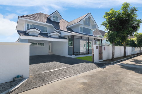 บ้านเดี่ยว 2 ชั้น รีโนเวทใหม่ หมู่บ้านบริติชพาร์ค ทวีวัฒนา สไตล์อังกฤษ