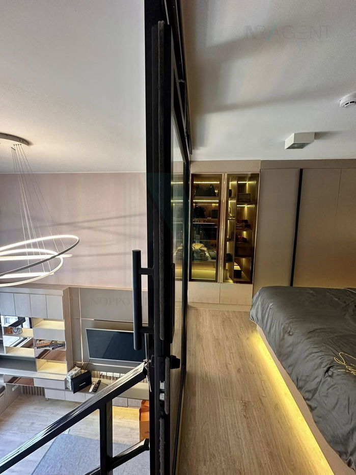 รูป 🚩 ให้เช่าคอนโด ไอดีโอ พระราม 9-ตัดใหม่ อาคาร 1 ชั้น 19 Duplex ขนาด 37.00 ตรม ใกล้ ใกล้ Foodland รามคำแหง - รูปที่ 2/8