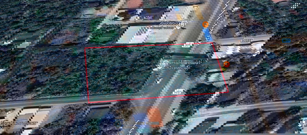 รูป ที่ดินทำเลทองติดถนนหลักทางหลวงแผ่นดิน325 (บางแพ-สมุทรสงคราม)  ต.บางกระบือ อ.บางคนที จ.สมุทรสงคราม 3-2-88 ไร่    - รูปที่ 2/6