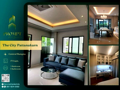 เช่าบ้านเดี่ยว กรุงเทพมหานคร : ST13460 - The City Pattanakarn : Pattanakarn
