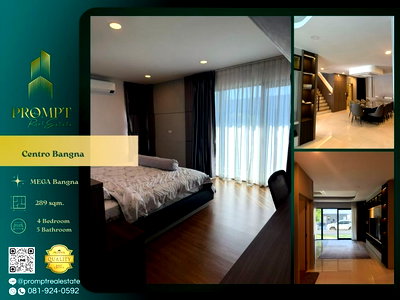 Houses for rent Mega Bangna : CD03783 - Centro Bangna : MegaBangna