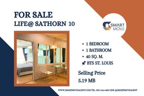 🔥 ขายพร้อมผู้เช่า !! ห้องตกแต่งสวยสไตล์ Cozy !! 🔥 Code C20221200554..........Life@Sathorn 10, 1 ห้องนอน, 1 ห้องน้ำ, แต่งครบ, ราคาพิเศษ!!📣📣