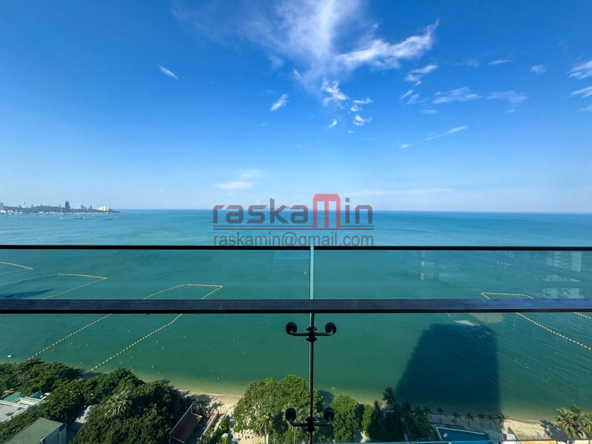 รูป ให้เช่าคอนโด 2 ห้องนอน วิวทะเล โครงการ AROM Wongamat วงศ์อมาตย์ พัทยา - รูปที่ 28/56