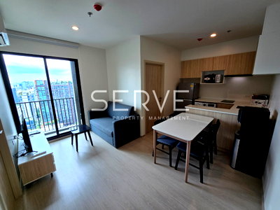 Condos for rent : 2 Beds Large Room Super High fl. 30+ City view Fully furnished Good Location Close To MRT Lat Phrao @  Nue Noble Ratchada Lat Phrao 
