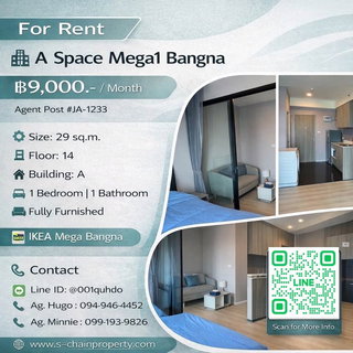รูปภาพ 💥For rent  🏬 A Space Mega1 Bangna ( เอ สเปซ เมกา ) 🏬JA-1233